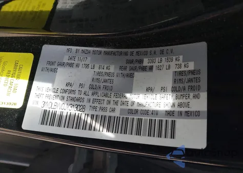 2018 Toyota Yaris Ia z USA, uszkodzony, nr VIN 3MYDLBYV0JY313028